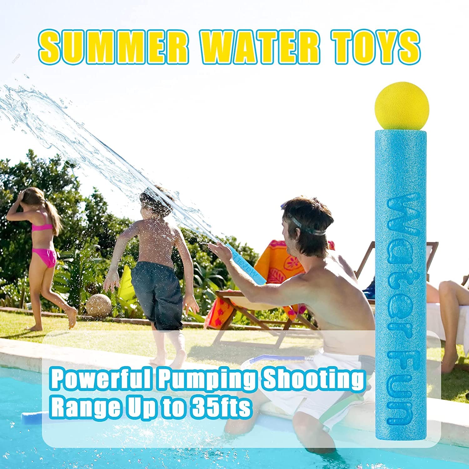 10 Packs Waterpistool Voor Kinderen Zomer Schuim Waterpistool Speelgoed Water Squirter Soaker Blaster Buitenzwembad Beach Games Speelgoed