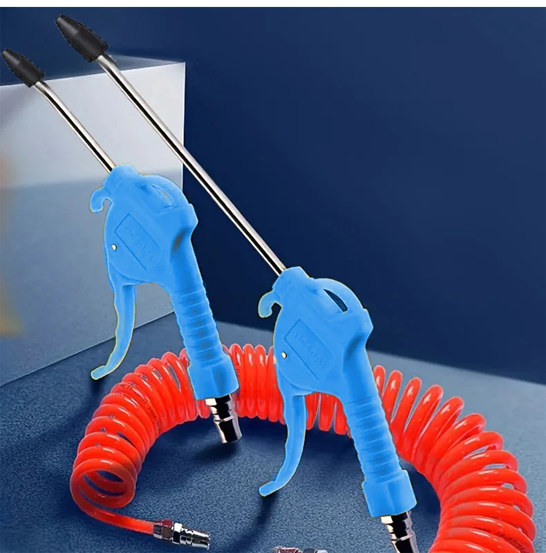 Pistola de soplado de polvo de alta presión, herramienta de Hardware neumático, pistola de eliminación de polvo, pistola de soplado de hollín, bomba de aire, boquillas extendidas
