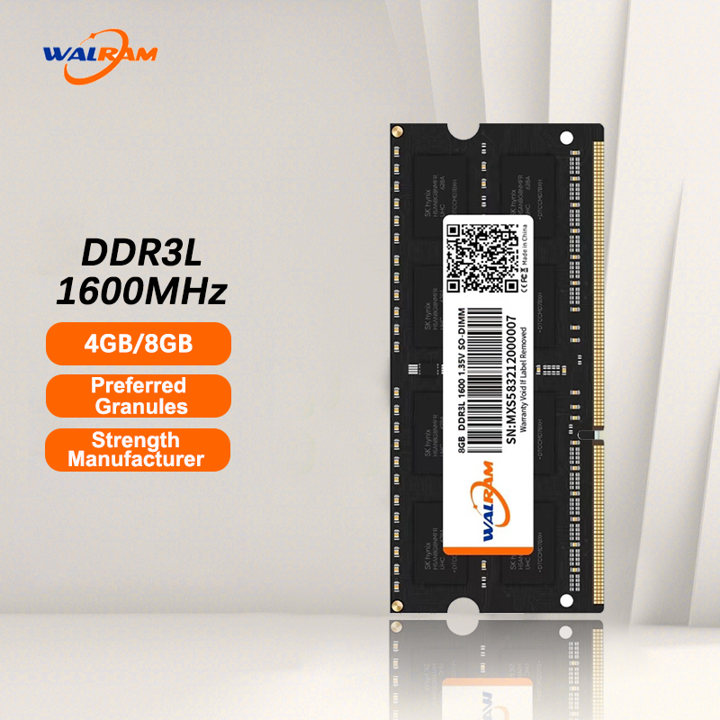 Walram memoria ram ddr3l notebook 8gb 4gb 1,35 v 204pin 1600mhz pc3l laptop sodimm speicher