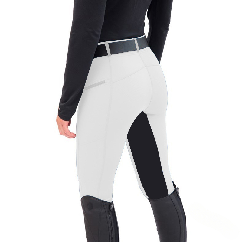Leggings femininas calças elásticas moda casual zíper leggings calças equestres equitação