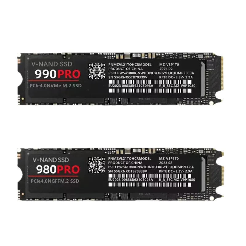 990PRO NVMe M.2 SSD 1 TB 2 TB 4 TB PCIe4.0 Gaming Plus High-Speed Stabil