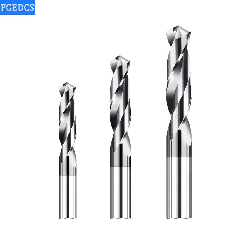Cacbua Hợp Kim Mũi Khoan Thép Vonfram Cứng Đồng Xoắn Bit D4mm Vỏ Micro-Đường Kính Nguyên Khối Chắc Chắn Mũi Khoan Kim Loại Máy CNC