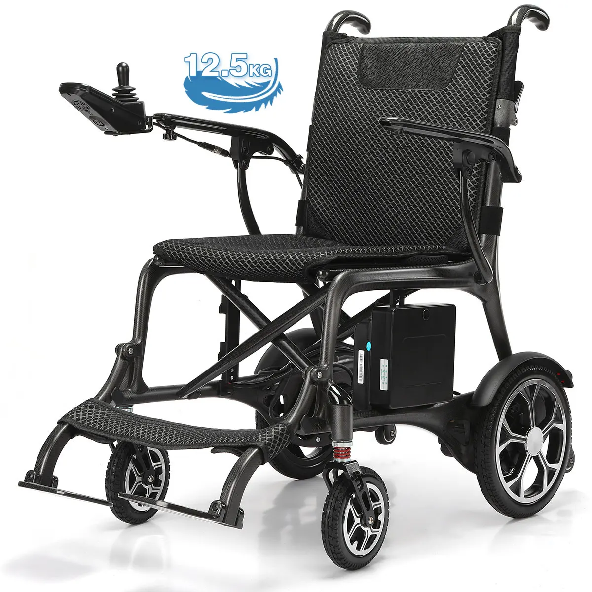 2024 Trending Products Luxury Outdoor Travel Wheelchair Folding Portable Lightweight Carbon Fiber Electric Wheelchair For Adults