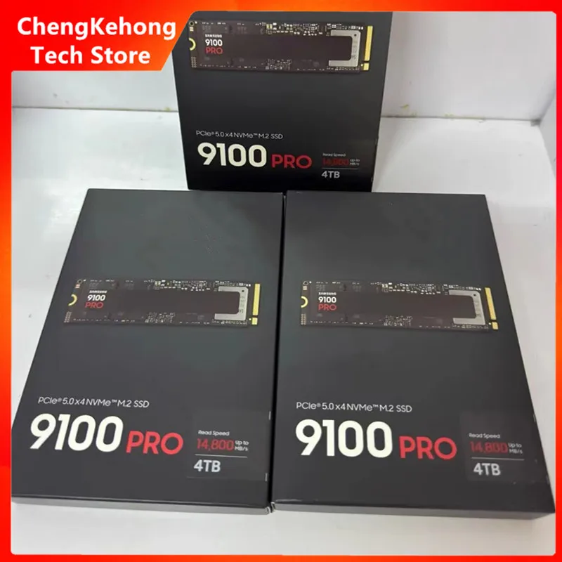Neue Für Samsung SSD 9100PRO 1 TB 2 TB 4 TB PCIe 5,0 X4 M.2 2280 solid-state-laufwerk Für PC notebook PS5 computer Neue original