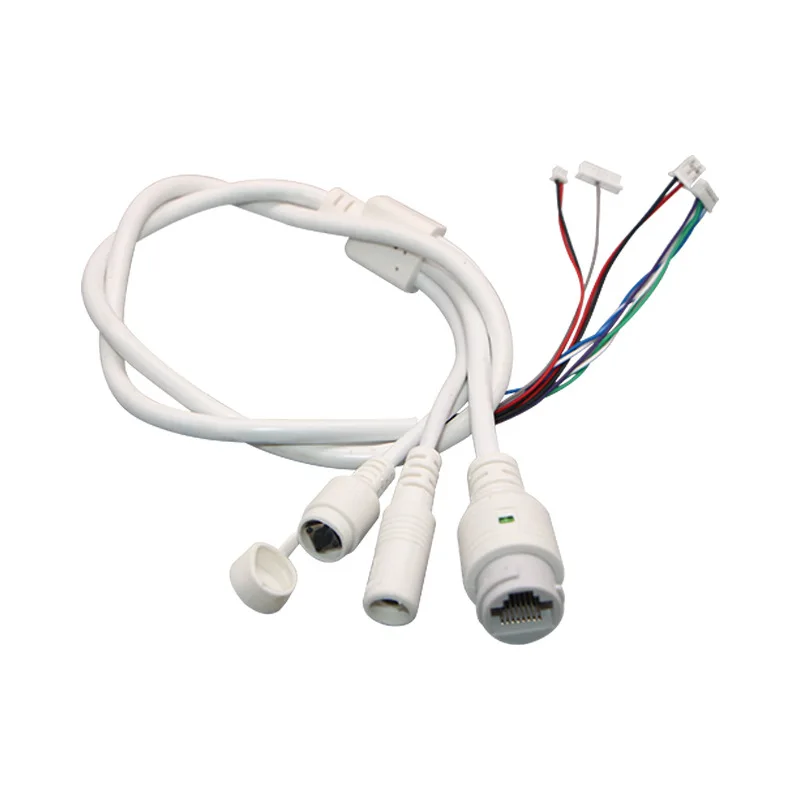 CCTV POE IP-Netzwerk Kamera PCB-Modul Video-Stromkabel mit 65 cm langen RJ45-Buchsen mit Terminlas, wasserdichtem Kabel