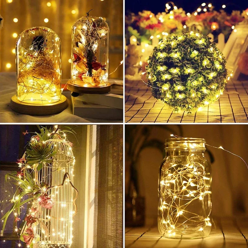 42M400Leds Lampada solare a LED per esterni Lampada da giardino a festone Stringa di luce solare impermeabile Decorazione del giardino di Natale all'aperto