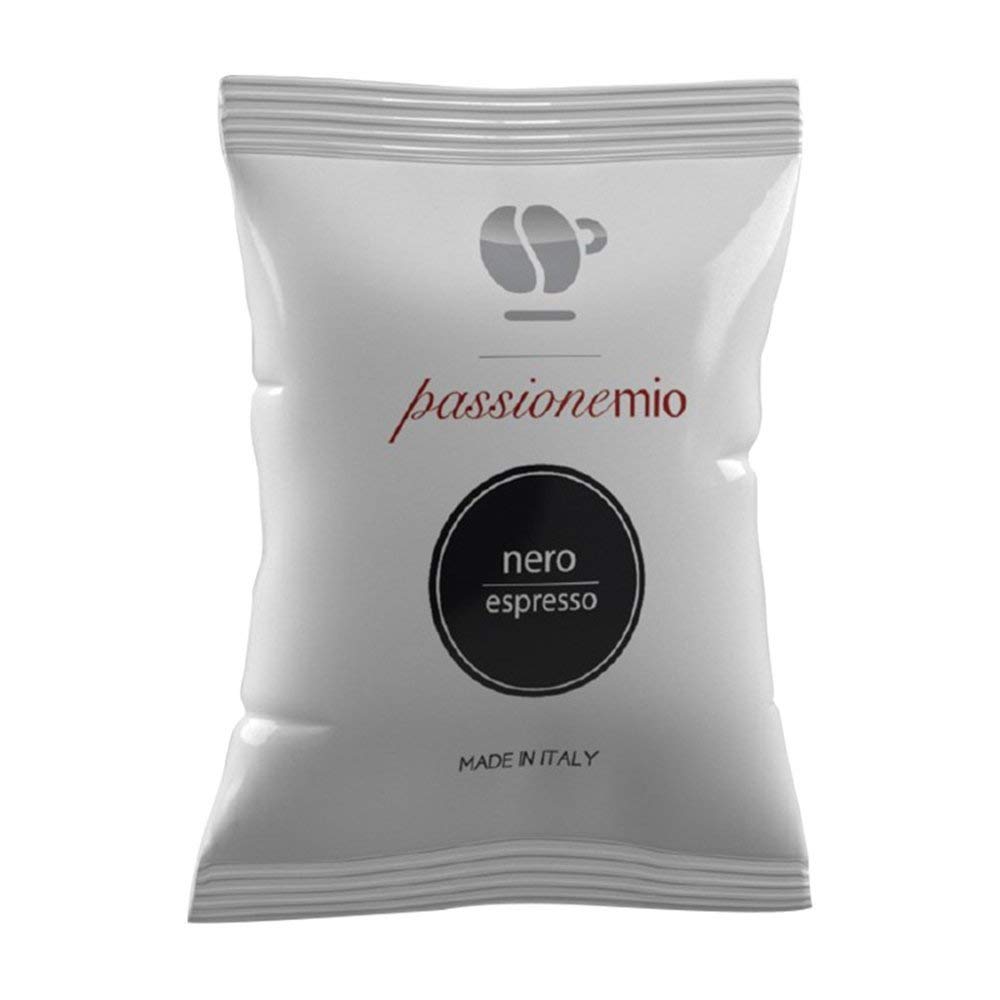 Lollo Coffee Passione Mito, Mélange Noir - 200 Capsules - Compatible avec les Machines Domestiques Lavazza * Mio *