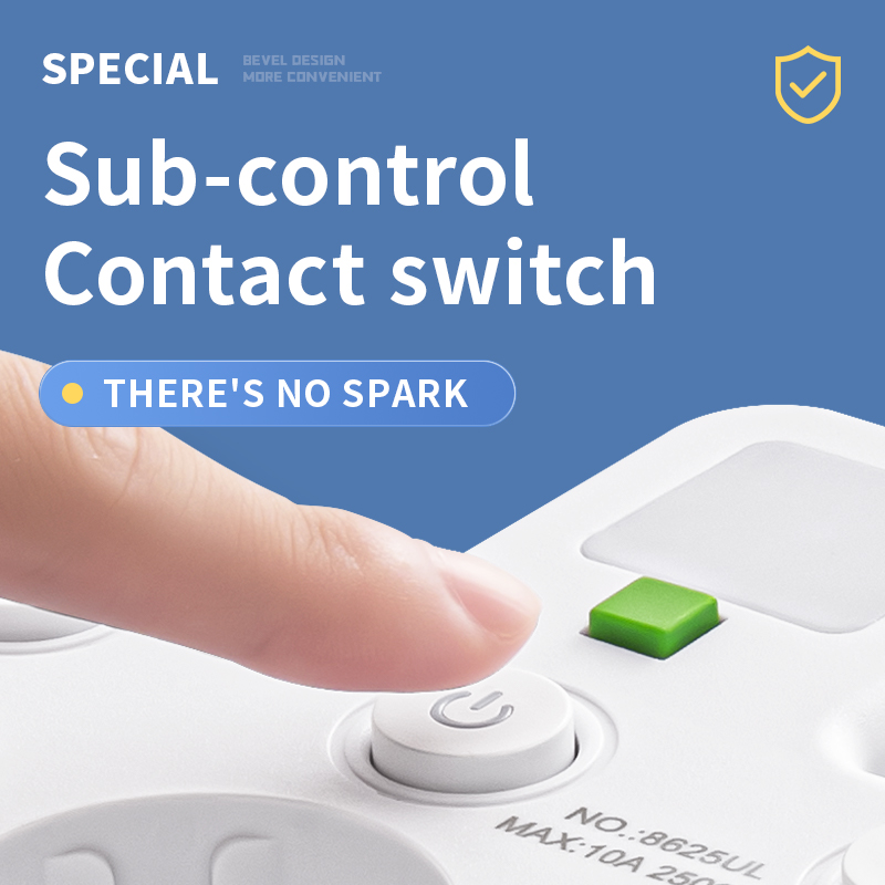 EU AC Stecker Power Streifen Wand Montiert Unabhängige Schalter Multitap Buchse Netzwerk Filter Mit USB Lade Netzwerk Filter Adapter