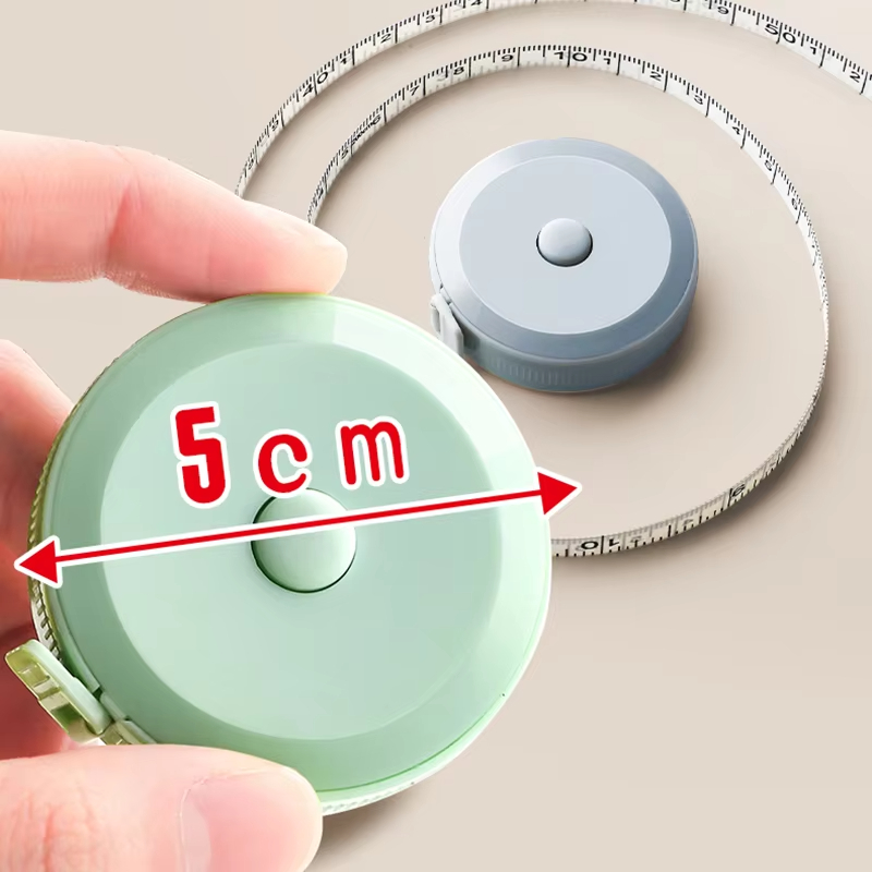 1/2pcs 2M Soft Tape Measure Double Scale Body Sewing Flexible Measurement Ruler for Body Measuring Tools Tailor Craft 78Inch
