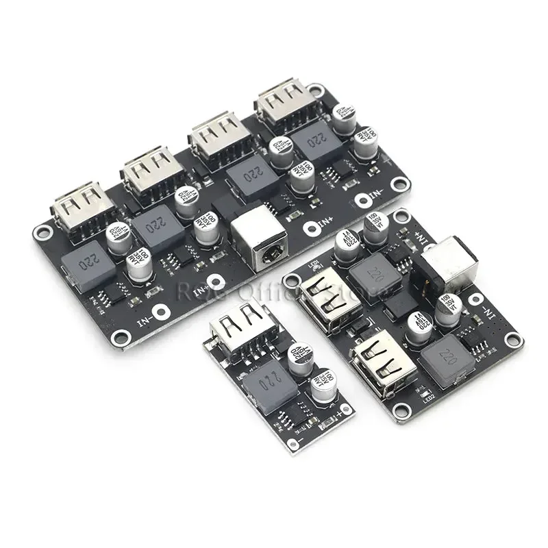 USB QC3.0 QC2.0 USB DC-DC Buck Converter Charging Step Down Module 6-32V 9V 12V 24V to Fast Quick Charger Circuit Board 5V