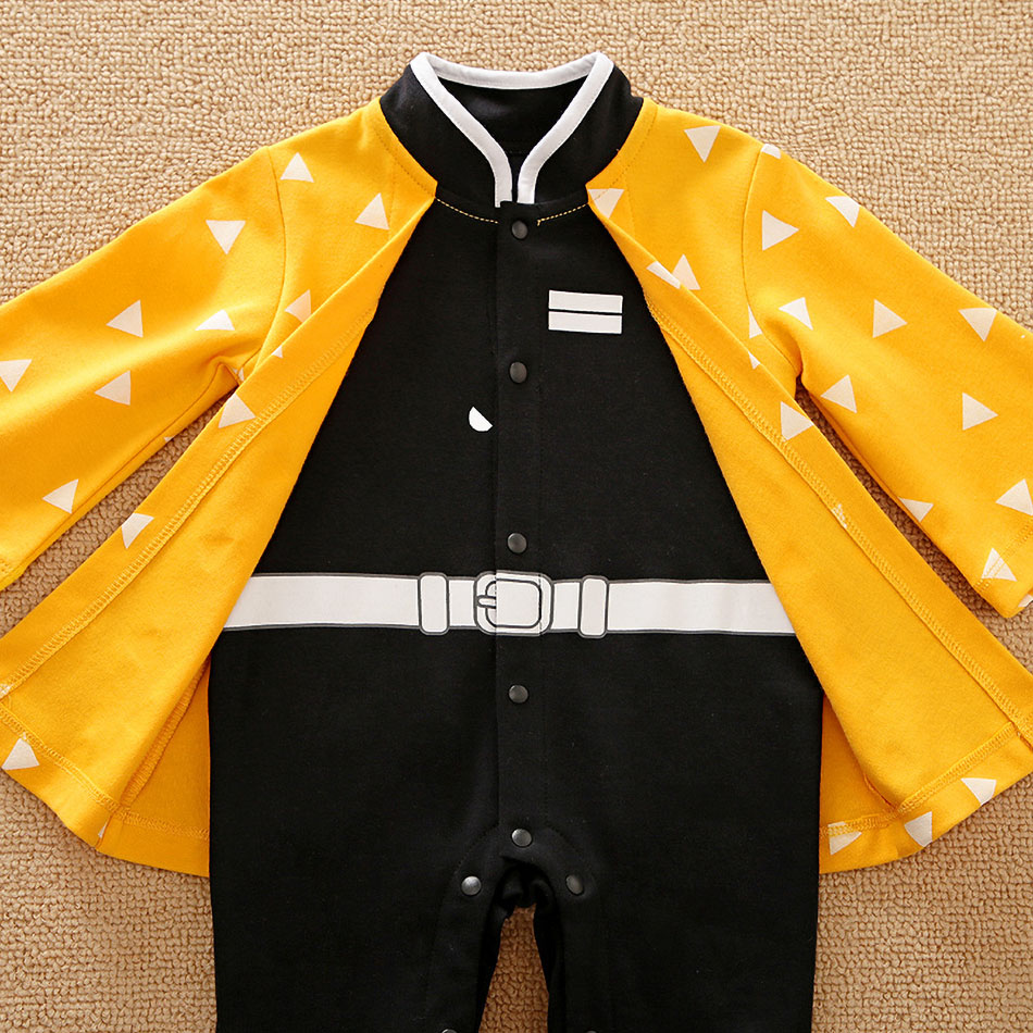 女の赤ちゃん男の子コスチュームアニメ服新生児ロンパース幼児ルフィ暁ベジータコスプレジャンプスーツ幼児ハロウィンコスチューム 0-18M