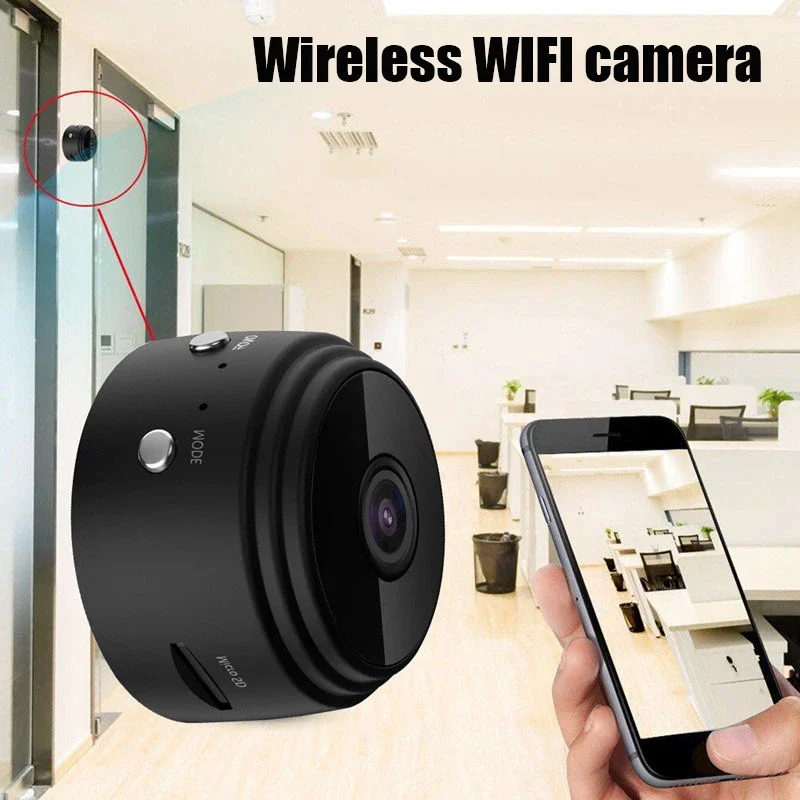 A9 WiFi Mini Camera for Smart Home Monitoring Wireless Video Recorder with Security Protection Ideal for Infants Pets Ensuring