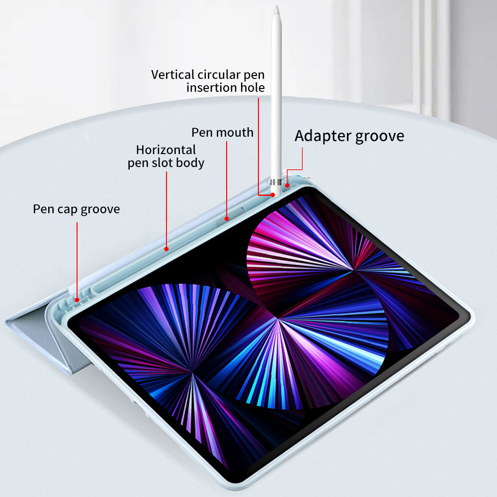 Voor iPad 10e generatie Case 3-voudig Valpreventie Cover voor Air 4 5 6 10.9in 11in 13in Voor Air 2 9.7 Pro 11 12.9 13 Mini 6 7 Case