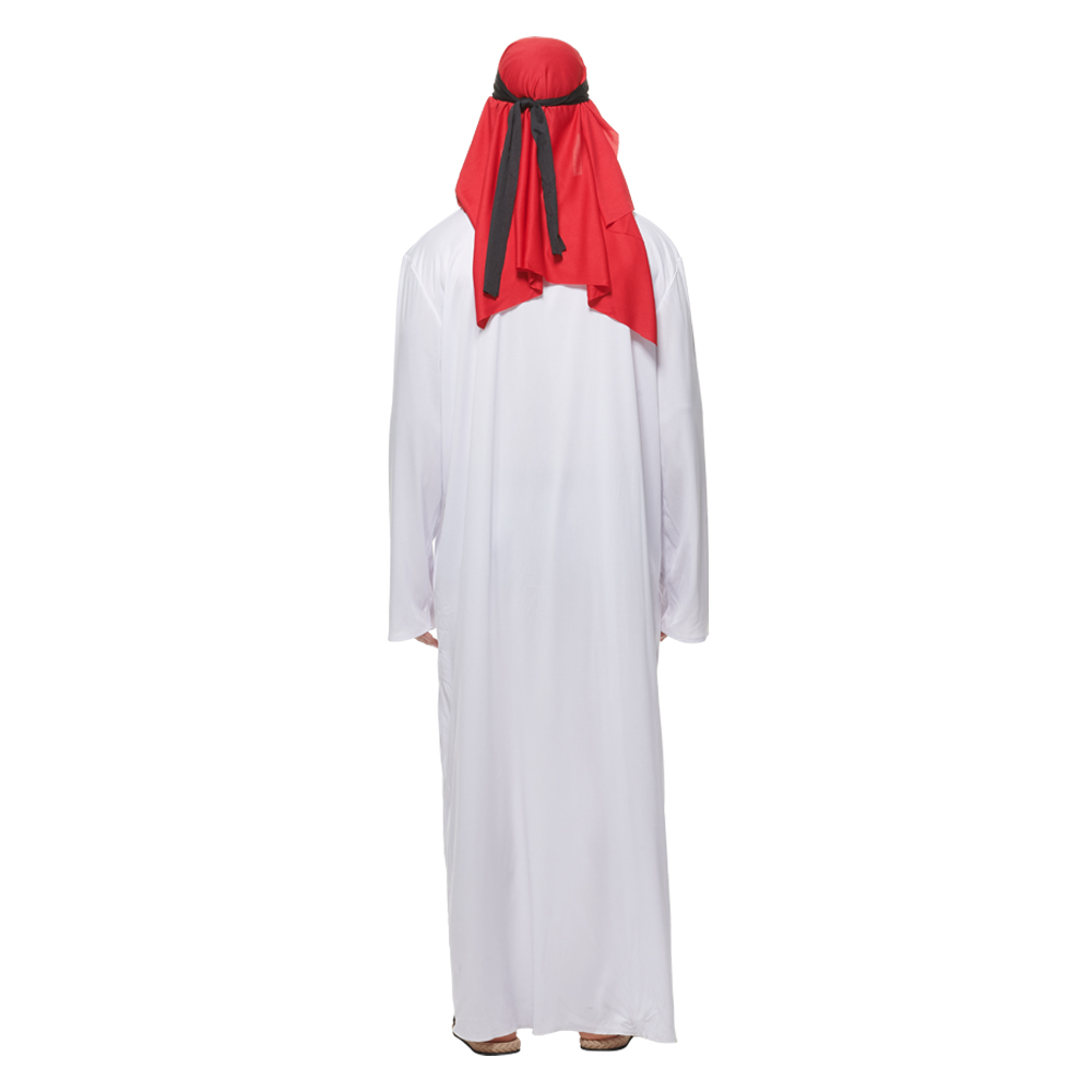 Adult Mens Arab Sheik Fancy Dress Costume Halloween Costume For Men Arabian Cosplay Props