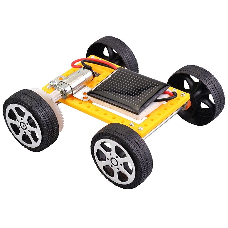 รถพลังงานแสงอาทิตย์ของเล่นสําหรับเด็ก MINI DIY ประกอบ Energy Powered Car Kit STEM ของเล่นเพื่อการศึกษาเด็กความคิดสร้างสรรค์ของขวัญวันเกิด