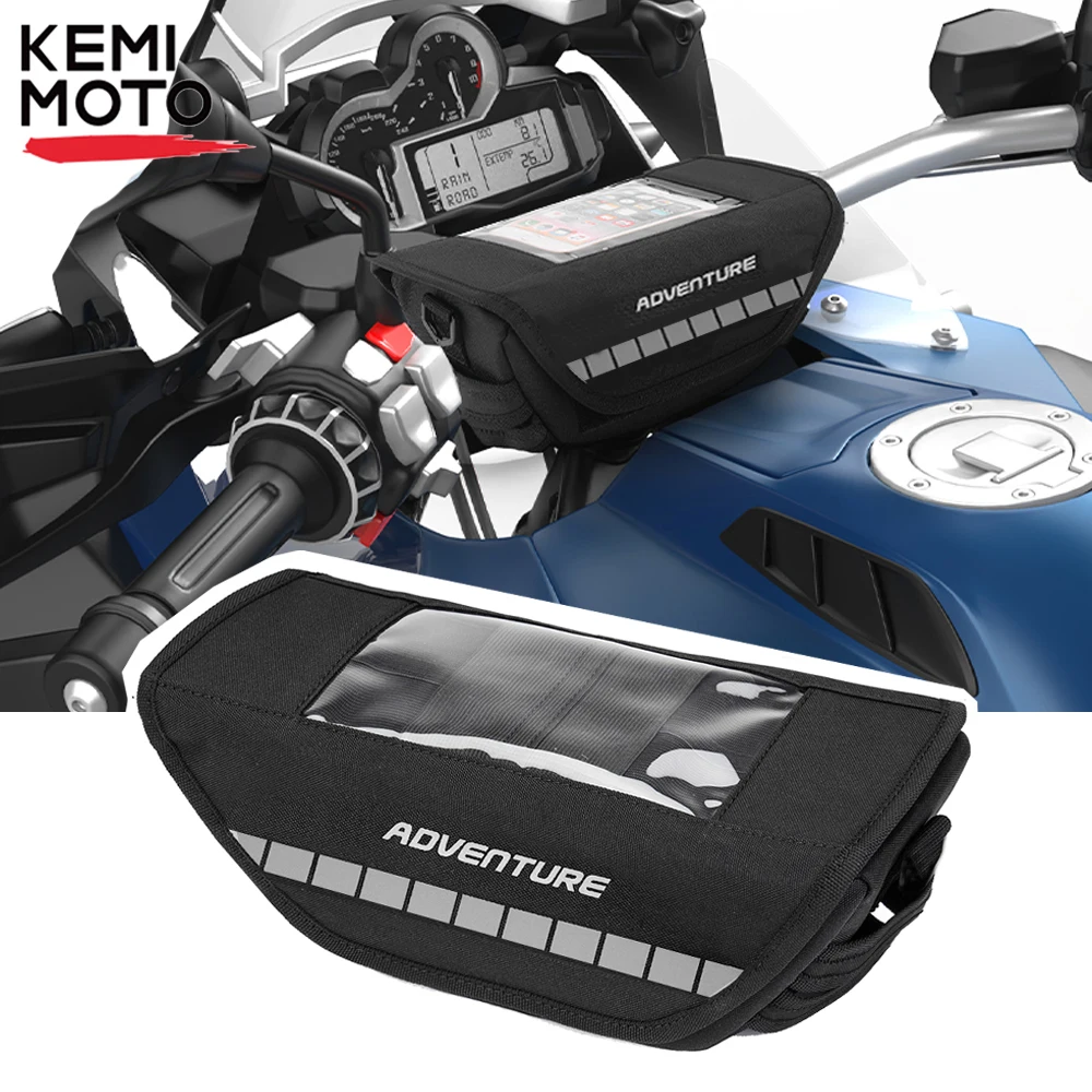 Bolsa de viaje impermeable para manillar de motocicleta, bolsa de navegación de viaje para BMW R1200GS R1250GS ADV F700GS F750GS F800GS F900XR F900R