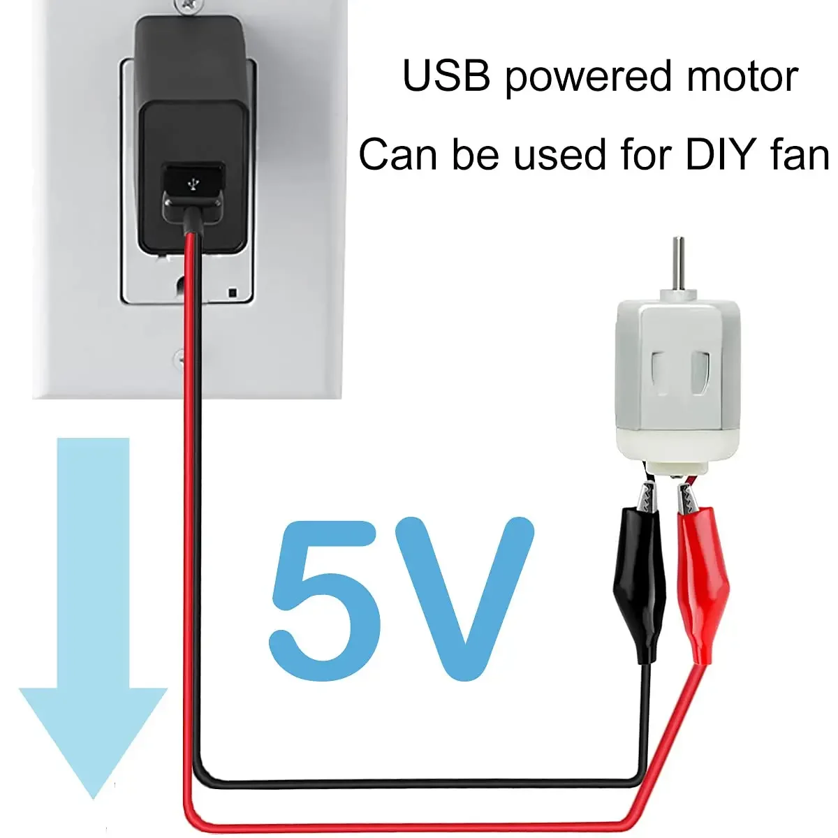 คลิปจระเข้เป็น USB, ที่หนีบจระเข้เป็นสายเชื่อมต่อตัวผู้ USB Type-A สายทดสอบทองแดงสําหรับการทดสอบแหล่งจ่ายไฟของวงจร