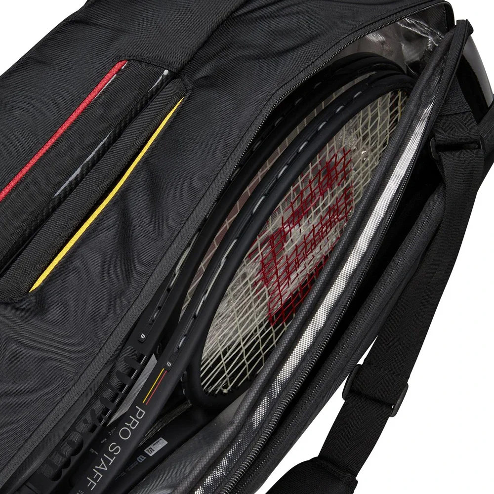 Wilson - Bolsa para raquetas de tenis con forro de punto fino, mochila para raquetas de doble capa, bolsa para raquetas de tenis aislada, juego de 9 piezas