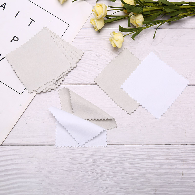 50ชิ้นผ้าขัดสีเงินทำความสะอาดเครื่องประดับผ้าทำความสะอาดเครื่องมือป้องกันการเสื่อมเสีย