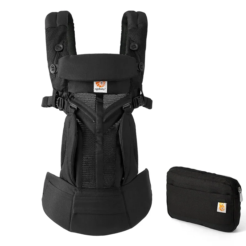 Egobaby-Sac à dos ergonomique respirant en coton Omni Baby Electrolux, support initié, ceinture à la taille, bretelles, 360
