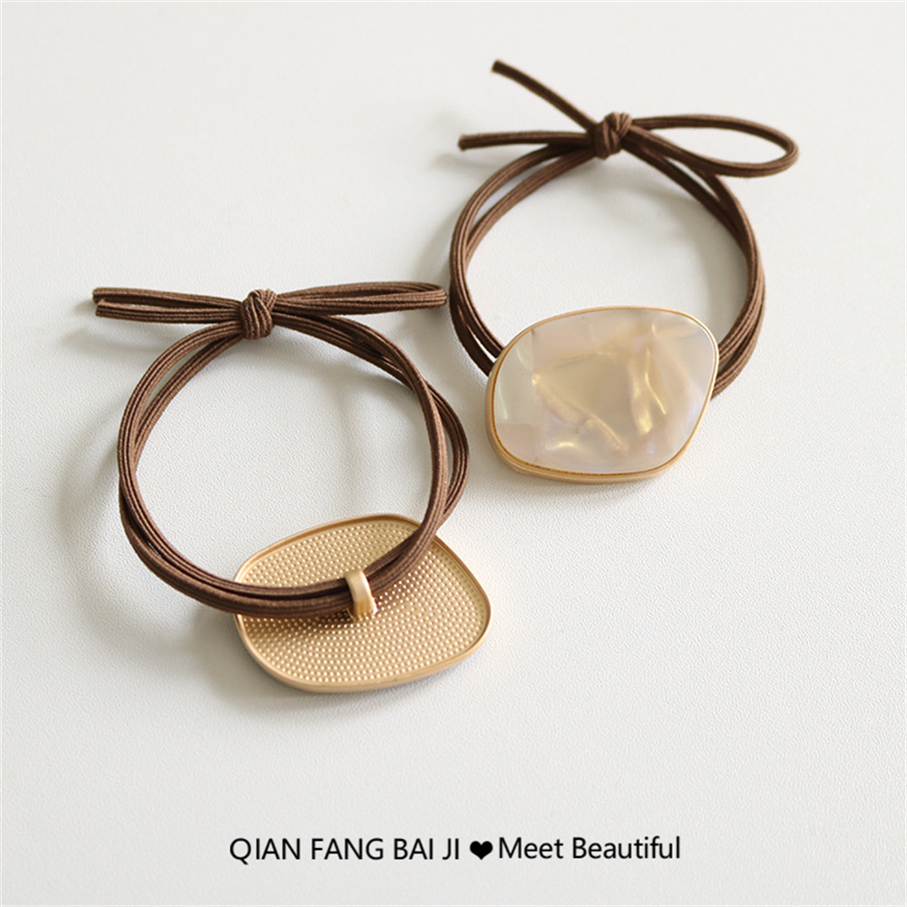 Hàn Quốc Thanh Lịch Tóc Vòng Tay Dây Thừng Scrunchie Nữ Thun Tóc Dây Cao Su Phụ Kiện Cho Bé Gái Thắt Tóc Mũ Đội Đầu Giá Đỡ