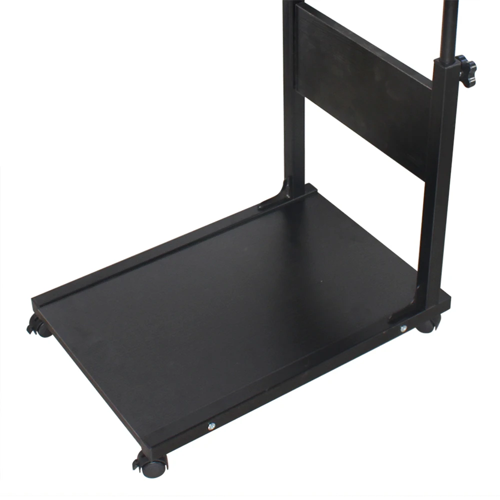 Tavolo portatile portatile nero per Laptop tavolino regolabile in altezza tavolino da caffè pigro supporto per Computer
