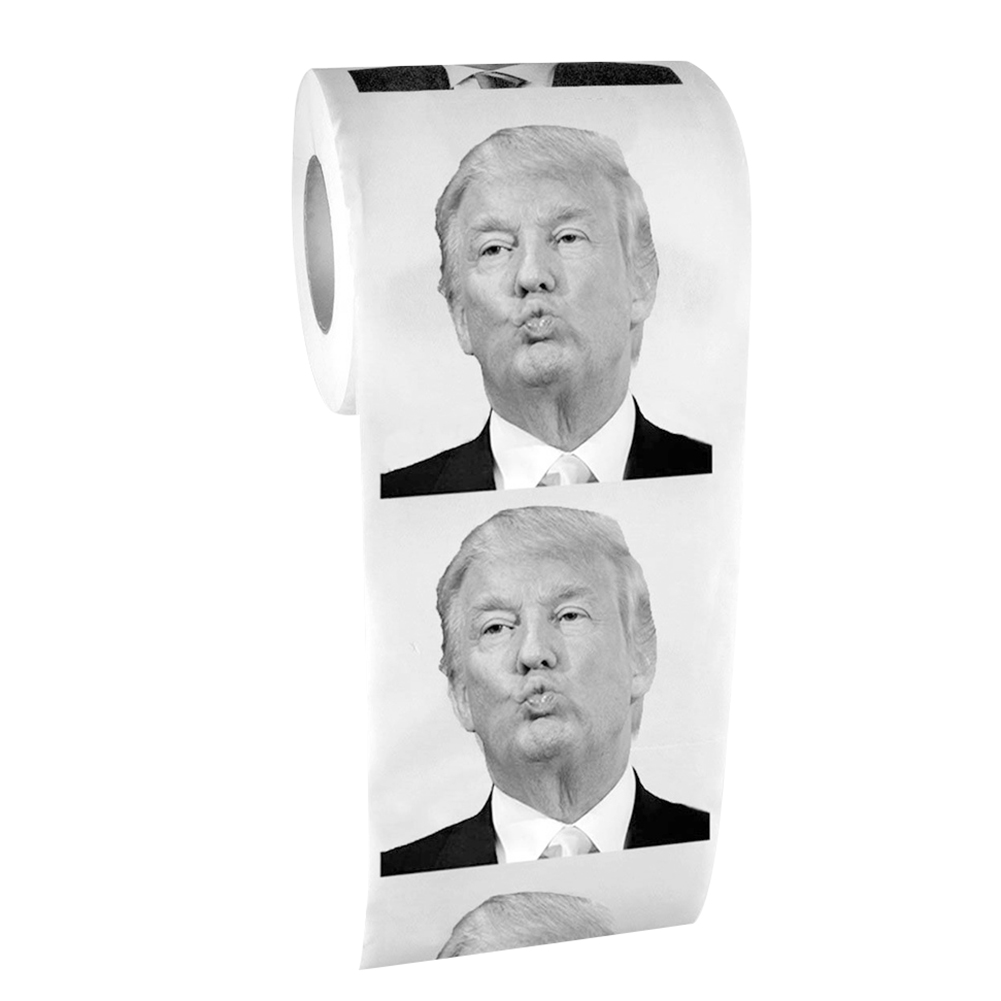 印刷されたドナルドダックパターンのトイレットペーパー,楽しいジョーク,ユーモラスな紙,ギフト,バスルーム,1ロール