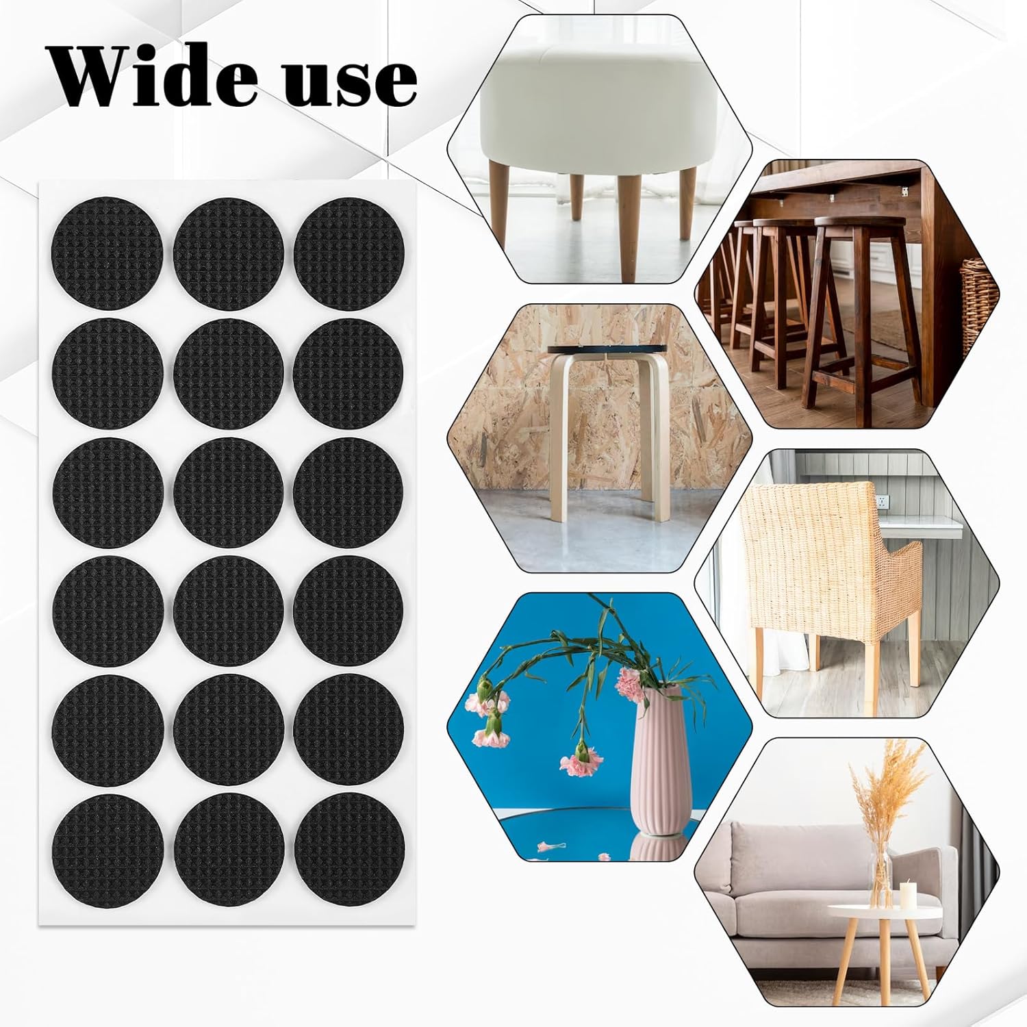 Almohadilla protectora autoadhesiva para patas de muebles, almohadilla para patas de silla, antideslizante, resistente a los arañazos, almohadillas protectoras de suelo para pies de muebles DIY