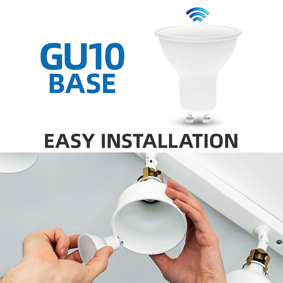GU10 LED Bulb Motion Sensor Radar Light 3W 6W 9W 12W Light Bulb AC220V Energy Saving Working In Night For Home Ceiling Downlight