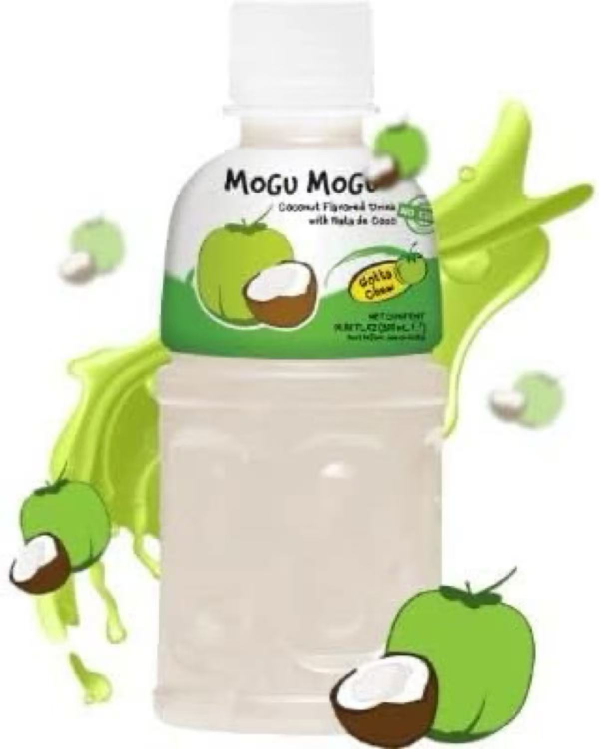 MoguMogu, Nata De Coco Drink, Pack of 6, 320ml per bottle