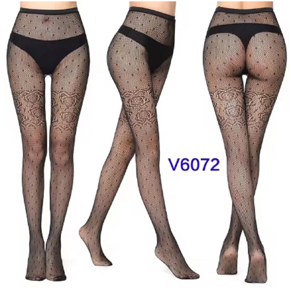 Bas résille en dentelle pour femmes, leggings à motifs, collants en filet