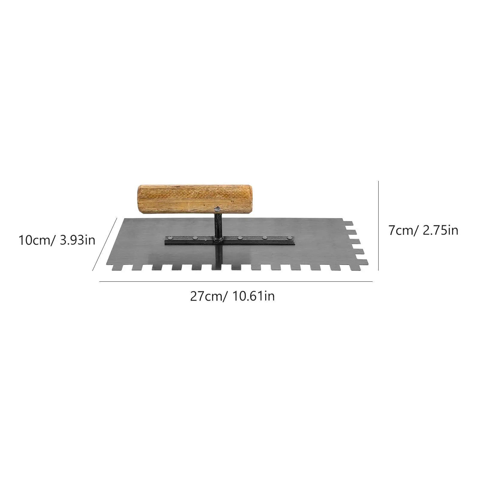 Strumenti per cazzuola per cartongesso in metallo resistente, pavimenti in cemento, acciaio inossidabile, piastrelle per muratura in legno, muratura in mattoni piatti