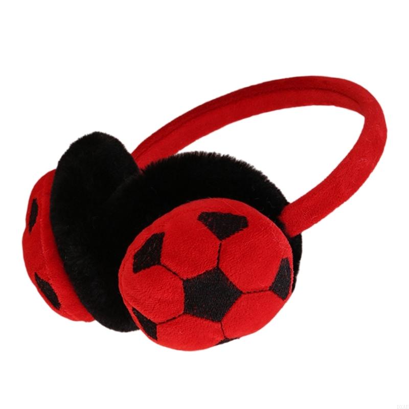 DXAE Cache-oreilles d'hiver avec football pour hommes, femmes enfants, cache-oreilles tendance, adaptés à usage