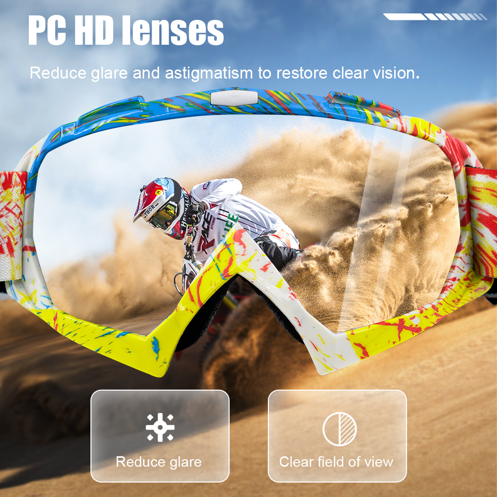 Hot sale ultralight off-road motorcycle goggles mountain bike downhill goggles