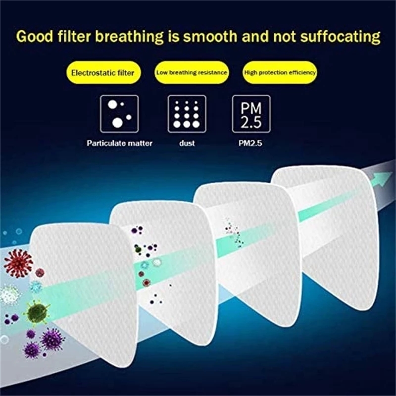 Filtros de algodón reemplazables para mascarilla, prefiltros 5N11, filtro de partículas de polvo, respirador químico 6000/7000, paquete de 20 a 10 unidades