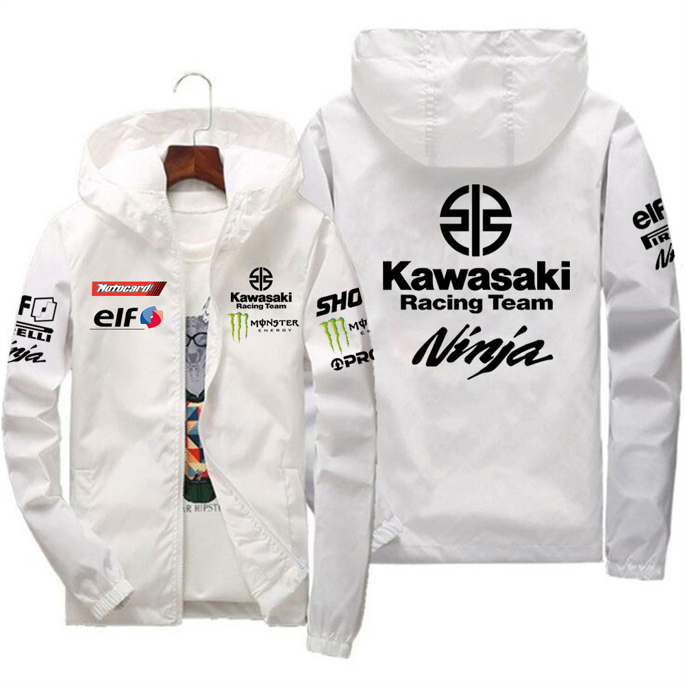 Nieuwe Kawasaki motorjas, racejas, winddichte jas, buitensportfietsjas, herenjas