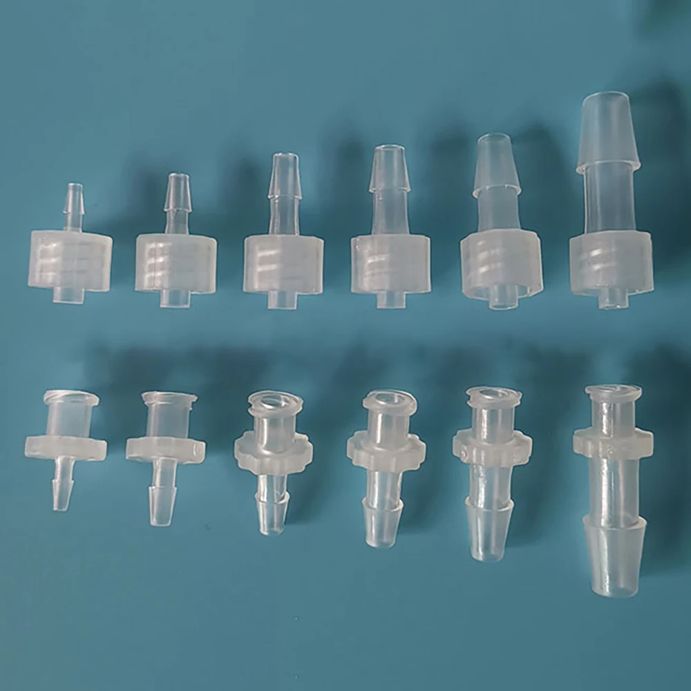 Luer Lock Adapter Air Valve Pipe Dispensing Glue Subpackaging Syringe Barrel Fitting PP Plastic Connector 5/32 1/16 3/32 1/8 1/4