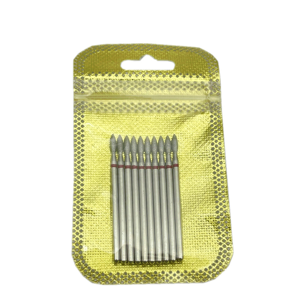 10 Chiếc Móng Tay Xay Bộ Dao Đá Kim Cương Điện Làm Móng Khoan Nail Khoan Cắt Sạch Bit Burr Phụ Kiện Móng Nghệ Thuật