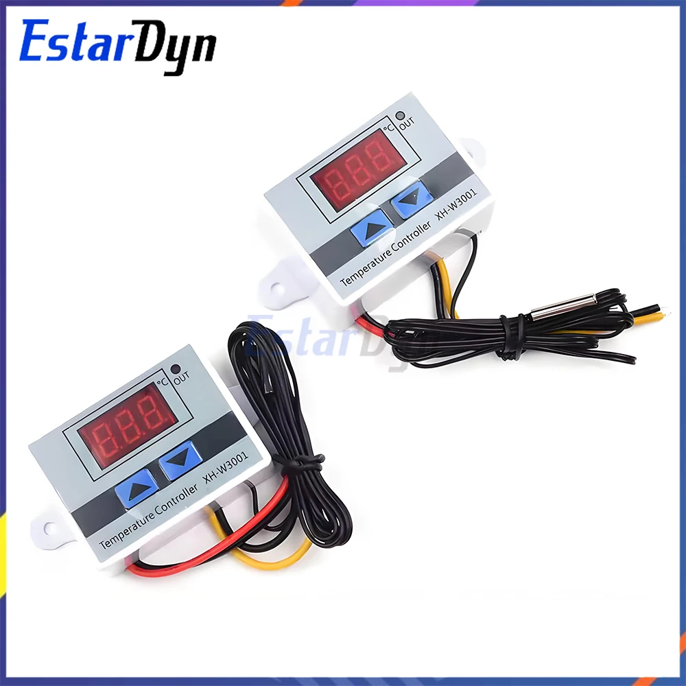 Regolatore di temperatura digitale per microcomputer XH-W3001, interruttore elettronico intelligente di controllo della temperatura, display digitale