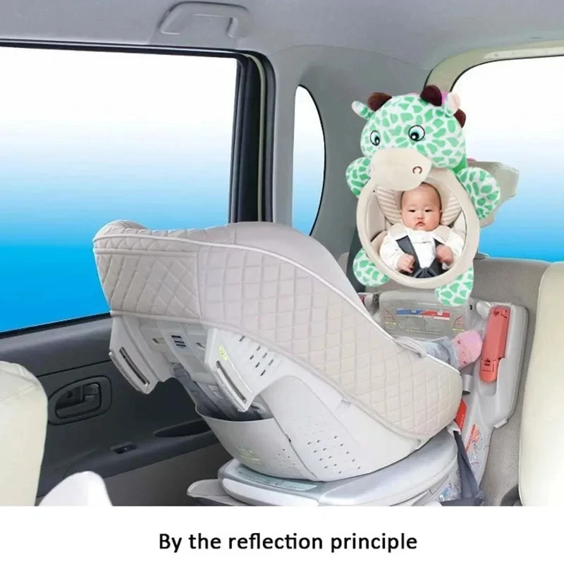 Babyautospiegel Veiligheid Autostoelspiegel Achterzijde autostoelspiegel Breed kristalhelder zicht Onbreekbaar Auto Kindermonitor