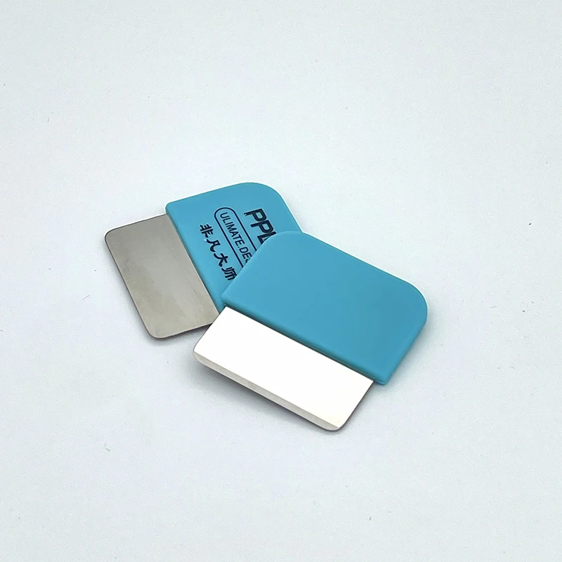 1Pcs ultra thin metal opening card With plastic handle for mobile phone ipad LCD screen display disassemble Pry opening tools