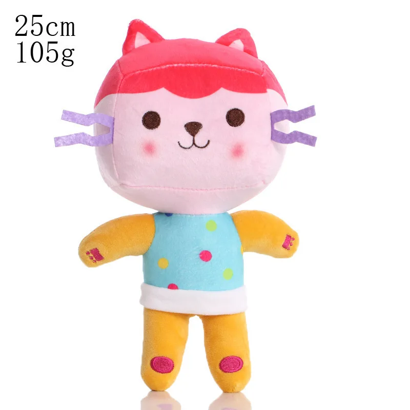 Gabby ตุ๊กตาหนานุ่มตุ๊กตาตัวการ์ตูน mercat ตุ๊กตานางเงือกรถแมว plushie
