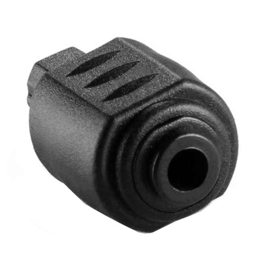 Cabezal de conversión de fibra óptica negra, enchufe Toslink óptico de 3,5mm, Mini conector hembra a adaptador de Audio Digital Toslink M, 1 ud./3 uds.
