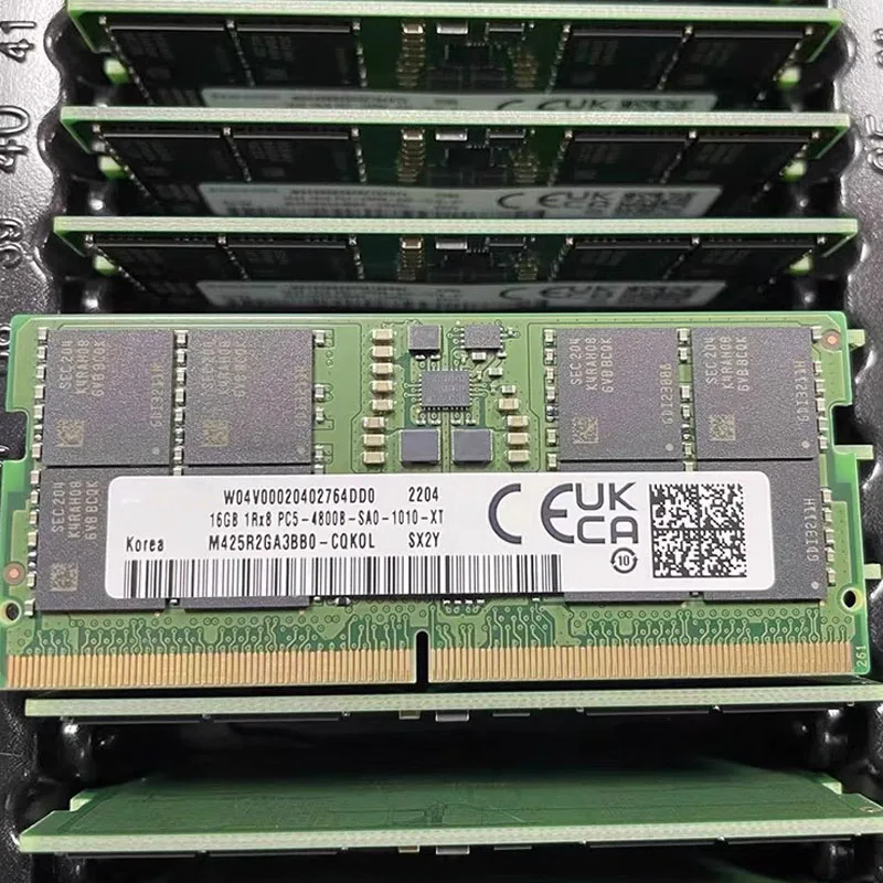 FOR Samsung Notebook DDR5 RAM 8GB 16GB 32GB 5600MHz Original DIMM 262pin for Laptop Computer Dell Lenovo Asus HP Memory Stick