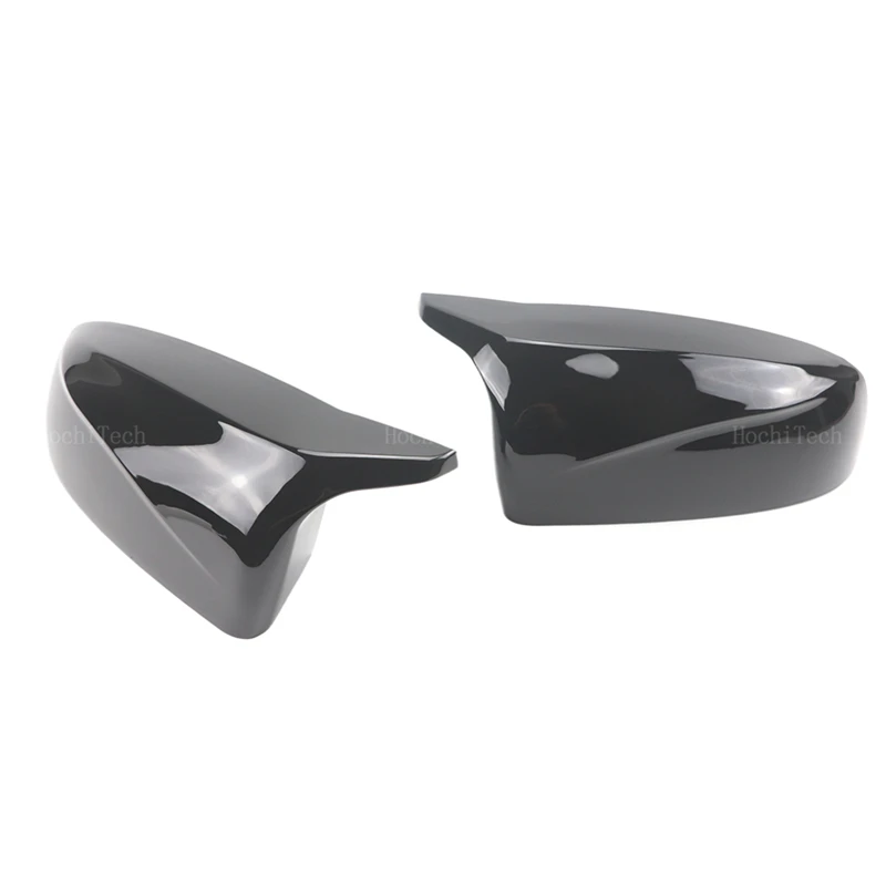 1 pair M style Carbon Fiber Look Black Rearview Side Mirror cover Caps for BMW X5 E70 X6 E71 2008-2013 replacement