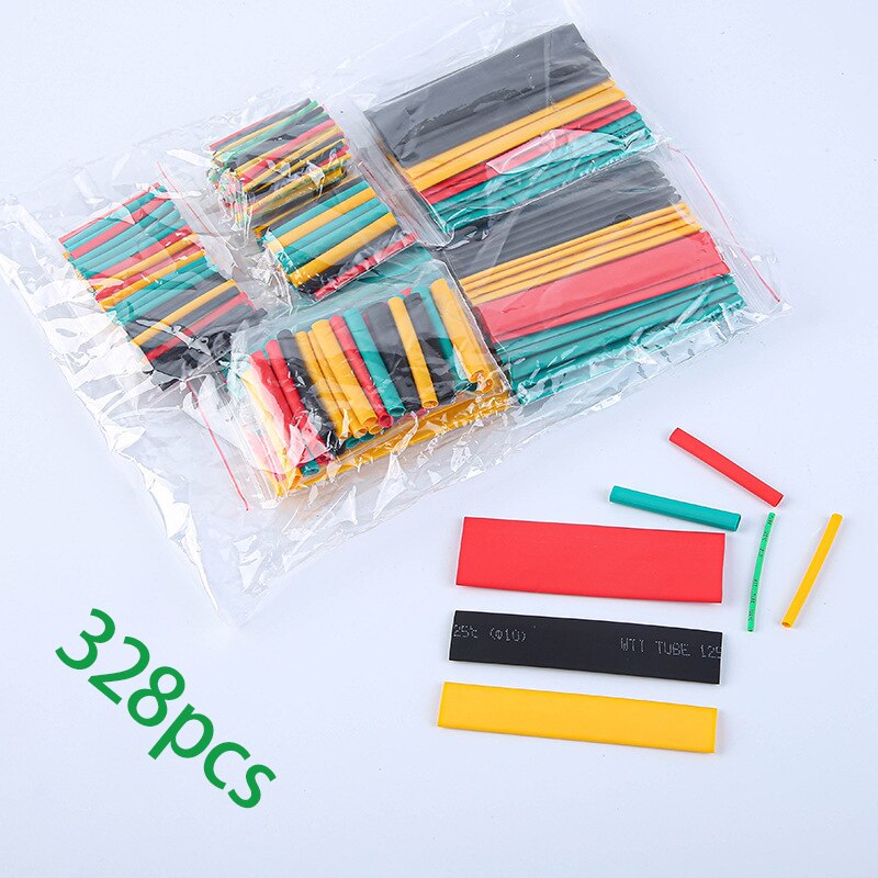 Tubo Termo-Shrinkable Encaixotado Colorido Macio Isolamento Tubo Termo-Shrinkable À Prova D' Água Flame Retardant Sleeve