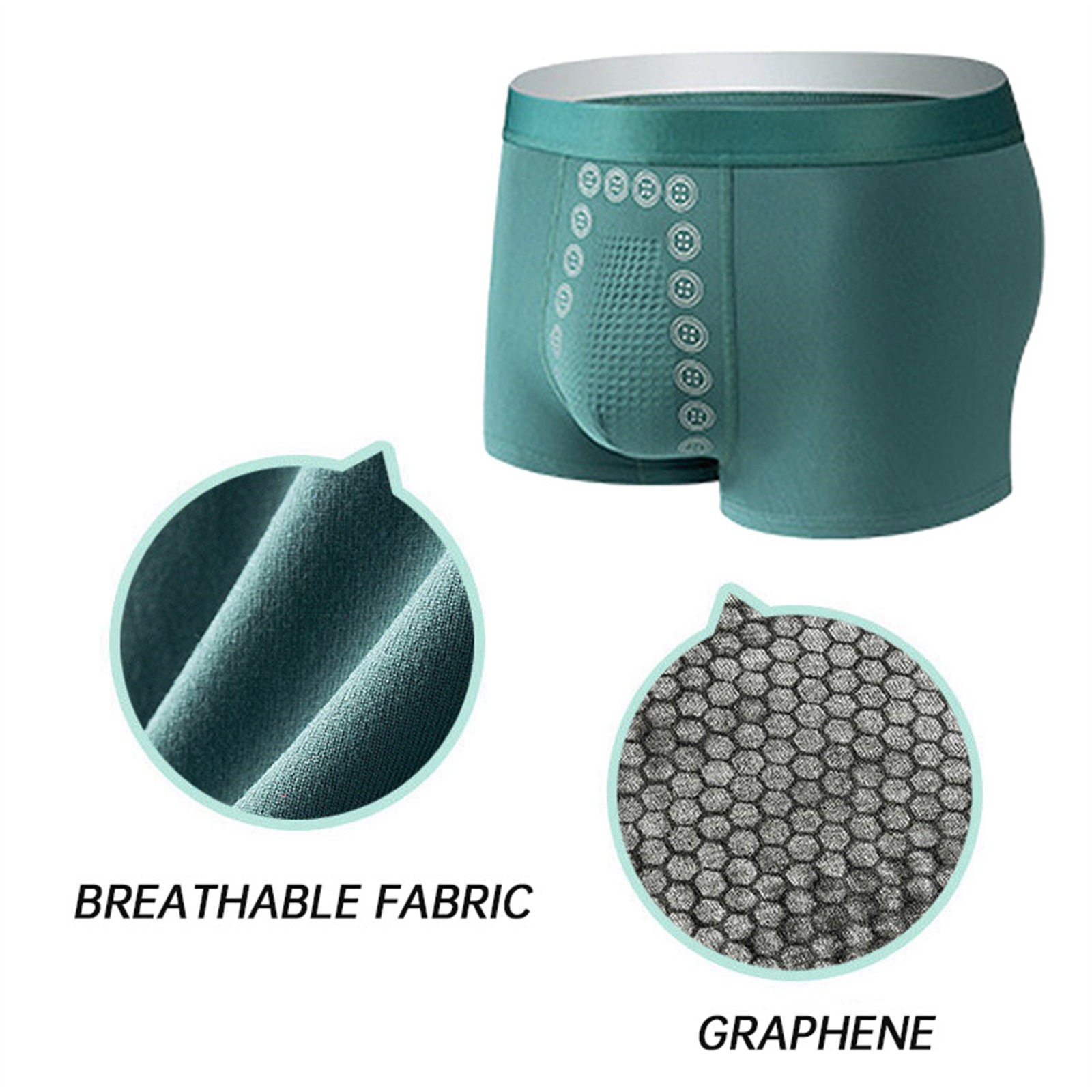 L-3XL de aumento para hombre, ropa interior magnética fisiológica, ropa interior fisiológica magnética para el hogar, cómoda