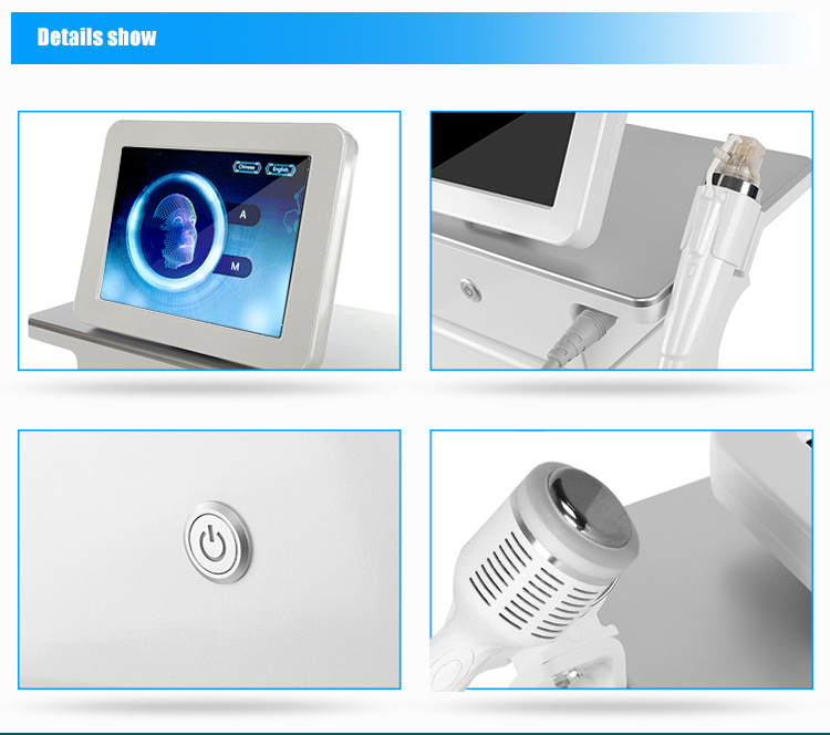 Nova máquina de beleza com microagulha rf morpheus 8 microagulhamento removedor de estrias fracionária micro agulhas