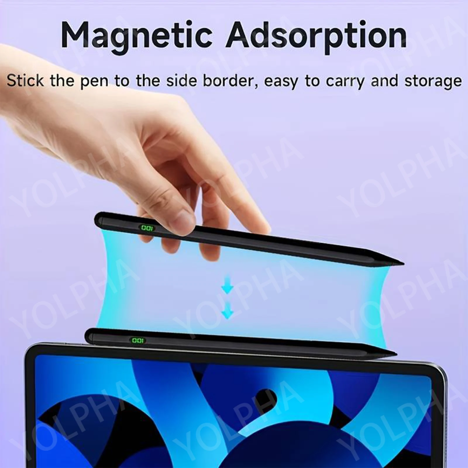 Stylus Pen for iPad 9th&10th Generation Active Pencil With Digital Power Display for Apple iPad Pro11&12.9 inch, iPad Air 3/4/5