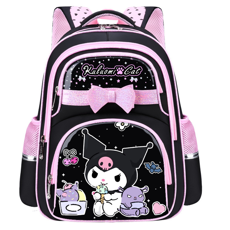Wasserdichter Rucksack, Sanrio Kuromi Mymelody Niedliche Cartoon-Schultasche mit großem Fassungsvermögen, modischer Freizeitrucksack, mehrere Taschen